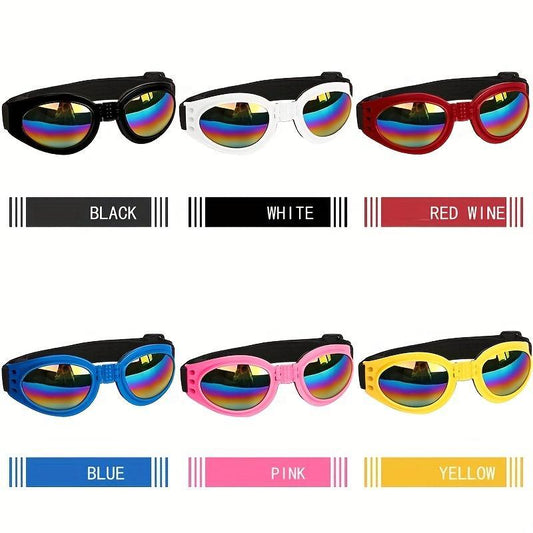 1 Piece, Pet Dog Glasses, Goggles, Dog Sunglasses, Windproof Golden Retriever, Special Sunglasses For Corgi Photo Props